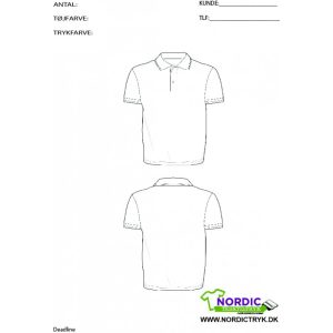 Poloshirt Tryk