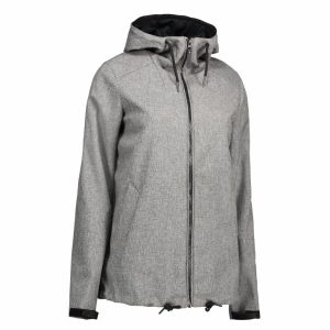 Alternative view of Casual hættesoftshell damejakke