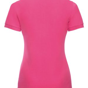 Dame Fitted Stretch Poloshirt - Billede 3