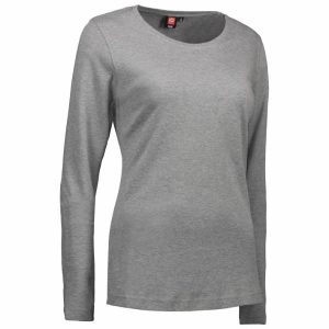 Interlock T-shirt Dame langærmet