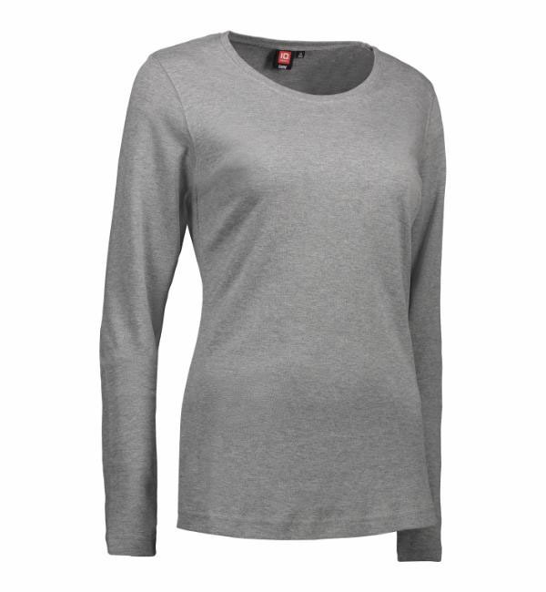 Interlock T-shirt Dame langærmet