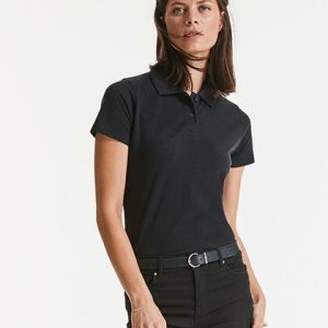 Klassisk Dame Bomulds Poloshirt Russell