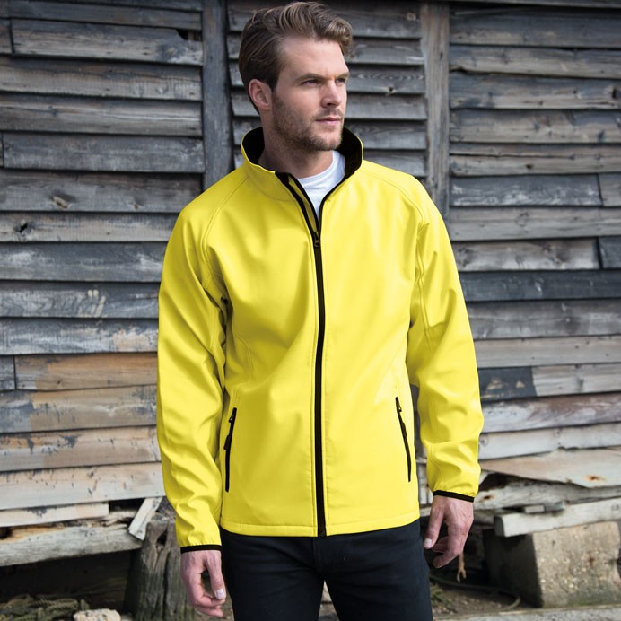 Klassisk herresoftshell
