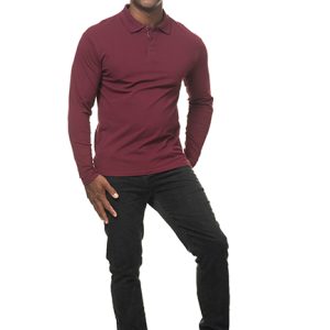 Langærmet stretch Poloshirt Økologisk - Billede 4