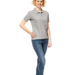 Alternative view of Økologisk Figursyet poloshirt til kvinder