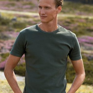 Økologisk interlock herre t-shirt