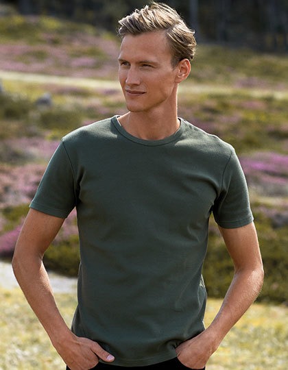 Økologisk interlock herre t-shirt