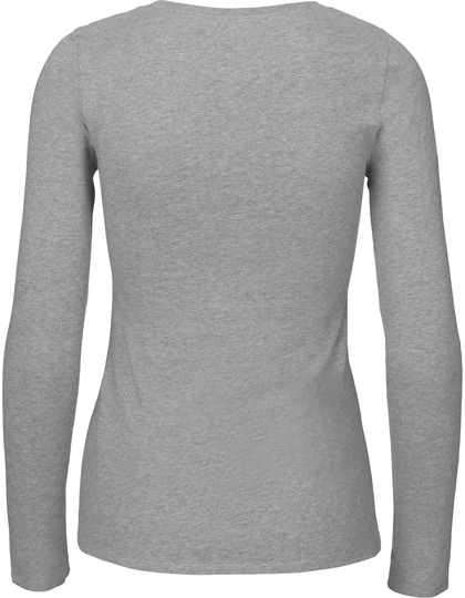 Økologisk Langærmet dame t-shirt - Billede 2