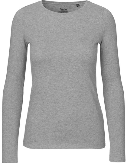 Økologisk Langærmet dame t-shirt - Billede 4