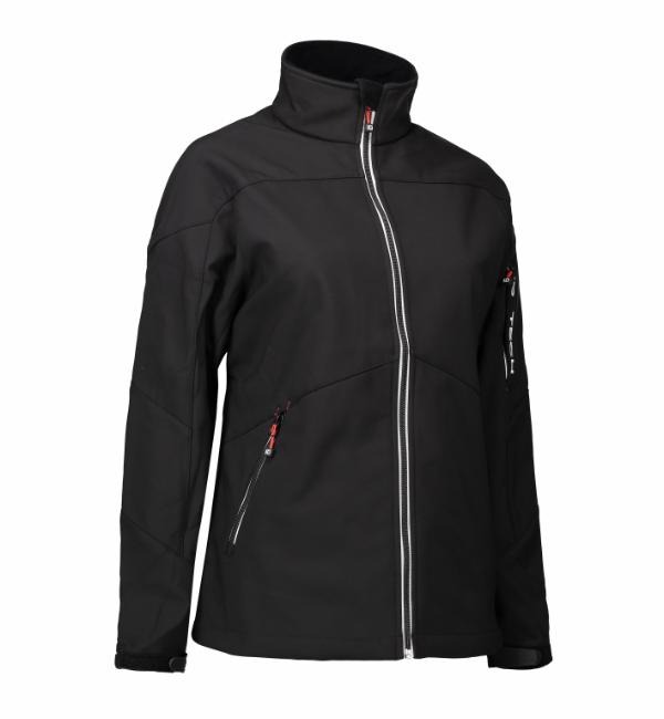 Softshell damejakke kontrast