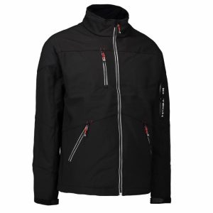 Softshell herrejakke kontrast