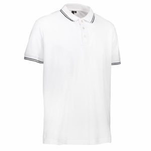Alternative view of Herre stretch contrast poloshirt