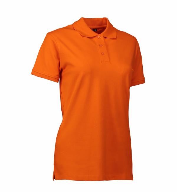 Stretch poloshirt dame