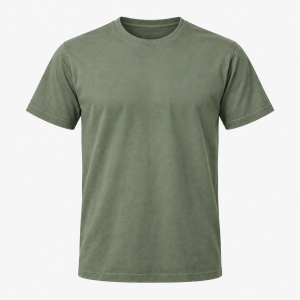 Falmet grøn T-shirt