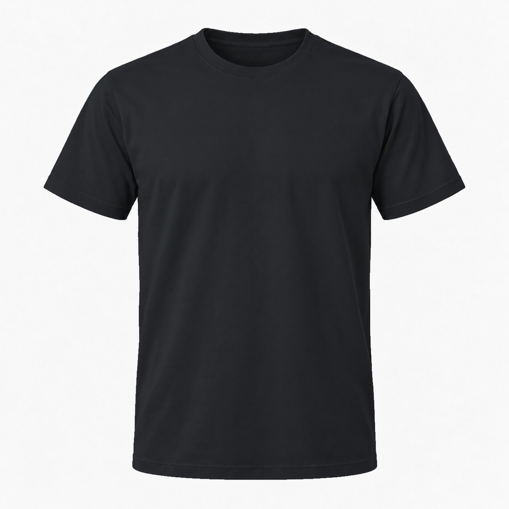 Sort T-shirt, farve #26282B