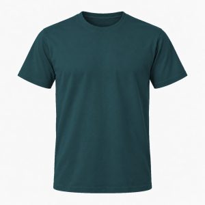 Mørk petrol T-shirt, farve #25444A
