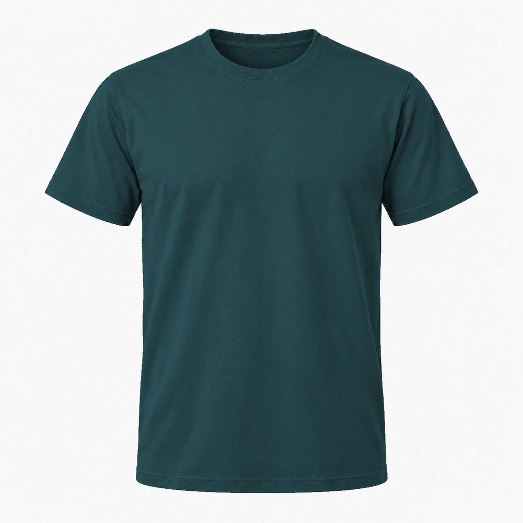 Mørk petrol T-shirt, farve #25444A