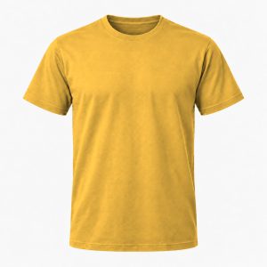 Gyldengul T-shirt, farve #E4B042