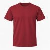 Bordeaux T-shirt, farve #8B2832