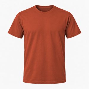 Terrakotta T-shirt, farve #A6452F