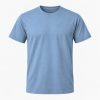 Støvet lyseblå T-shirt, farve #819FC2