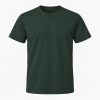Mørk skovgrøn T-shirt, farve #2B3A33