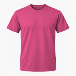 Pink T-shirt, farve #CA4B79