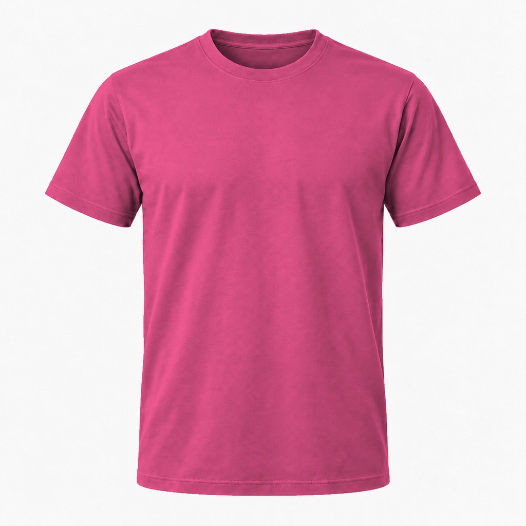 Pink T-shirt, farve #CA4B79