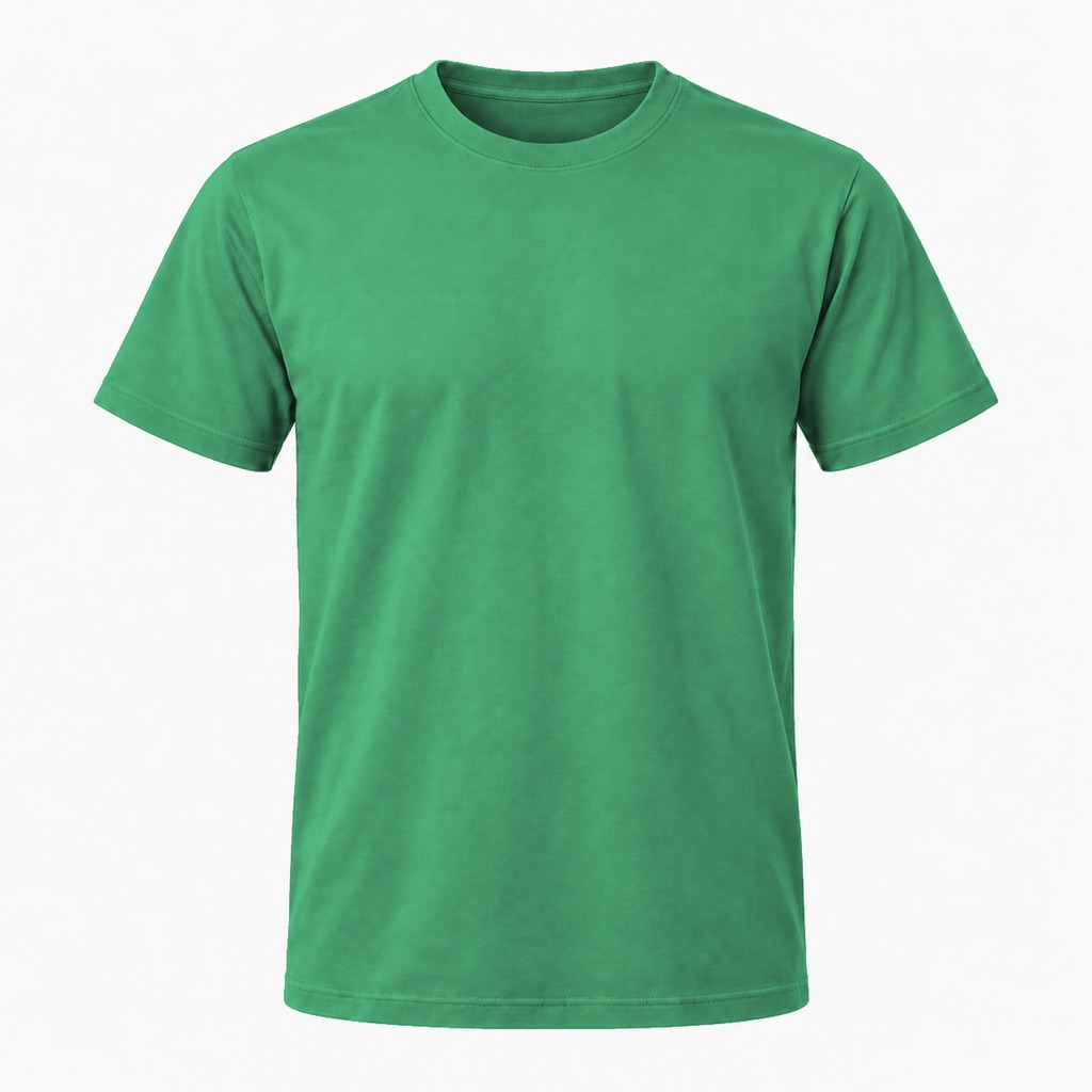 Smaragdgrøn T-shirt, farve #469C6D