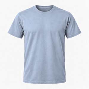 Blågrå T-shirt, farve #A6B3C9