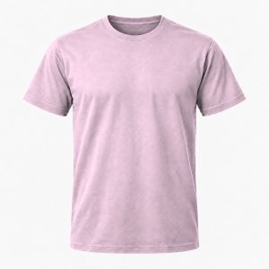 Lys rosa T-shirt, farve #DEBFD1