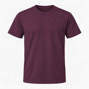 Blomme T-shirt, farve #552E41