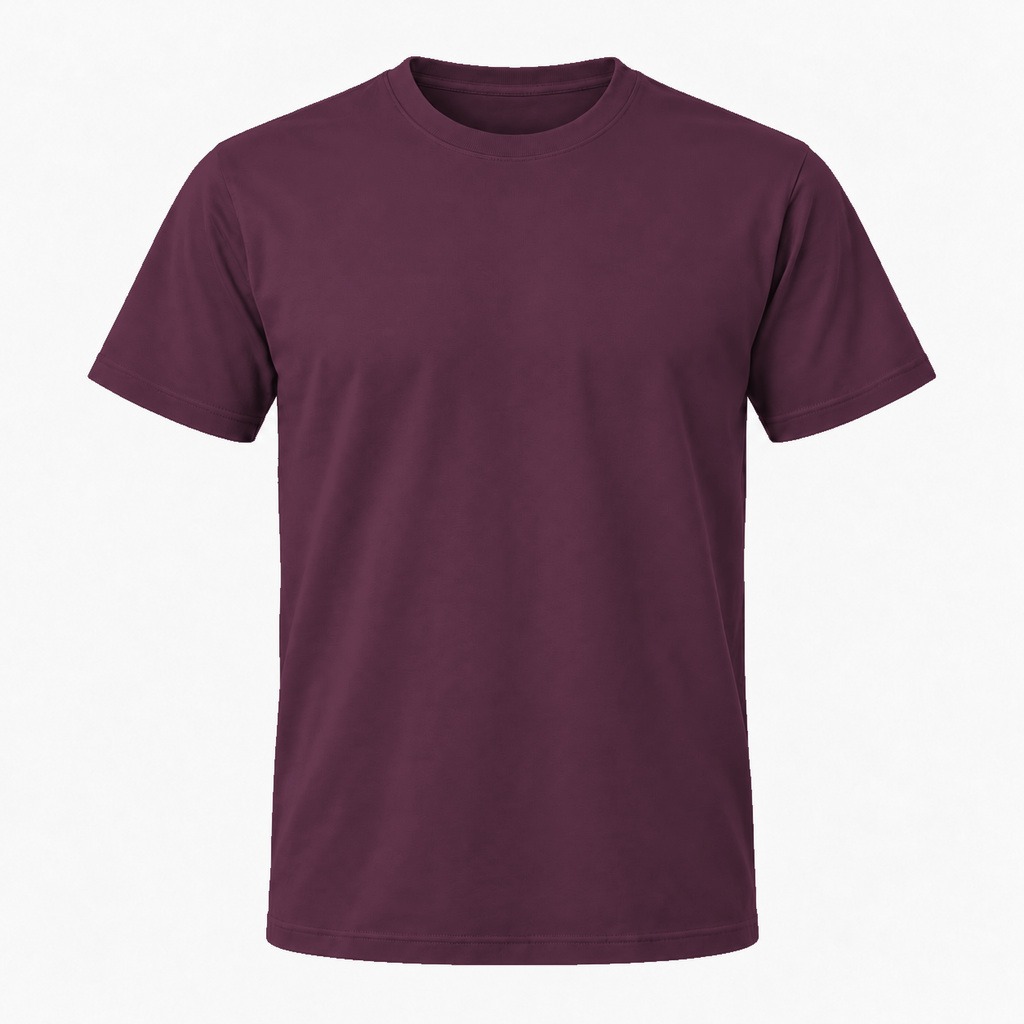 Blomme T-shirt, farve #552E41
