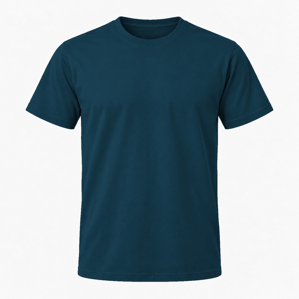 Dybhavsblå T-shirt, farve #153848