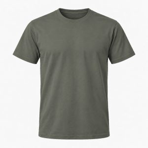 Gråoliven T-shirt, farve #63655B