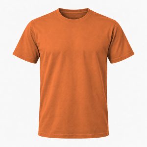 Brændt orange T-shirt, farve #D06B38