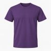 Mørk violet T-shirt, farve #583B6C