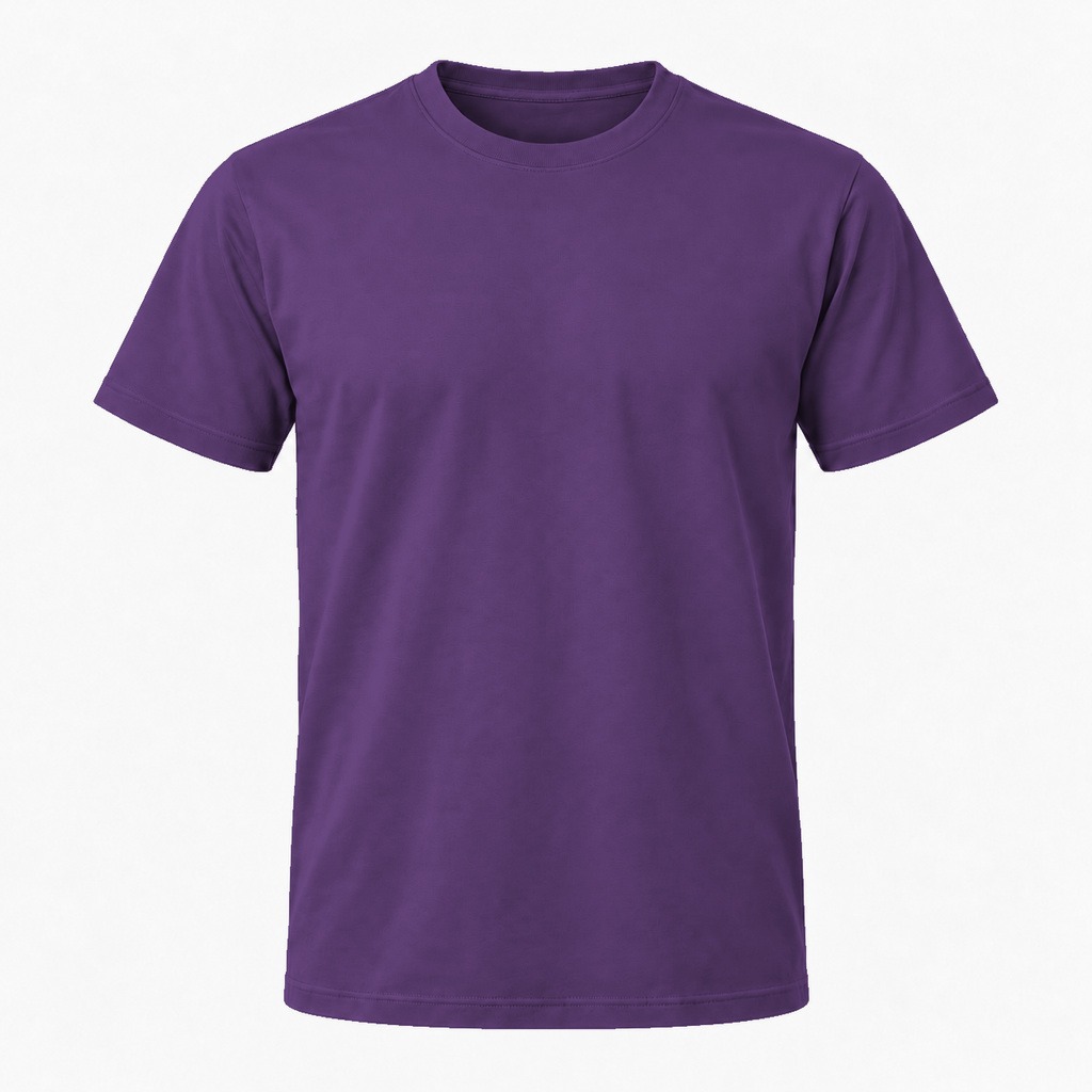 Mørk violet T-shirt, farve #583B6C
