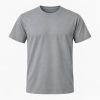 Sølvgrå T-shirt, farve #97999B